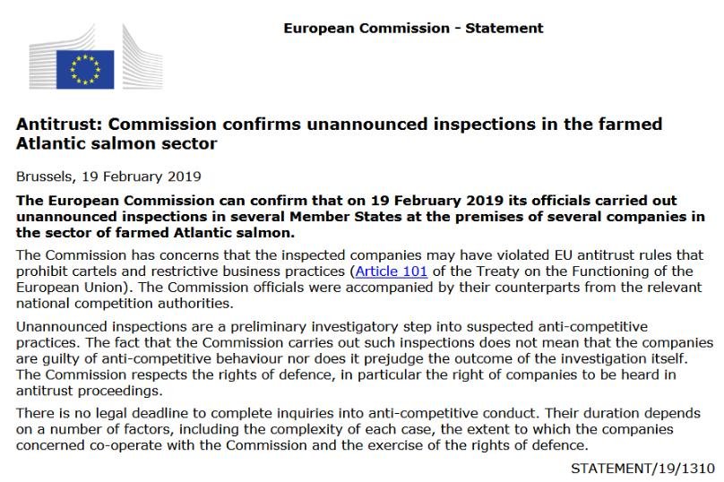 EC statement 19 Feb 2019