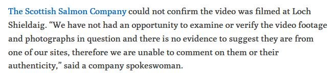 Ferret SSC statement Shieldaig June 2019 Ferret SSC statement Shieldaig June 2019