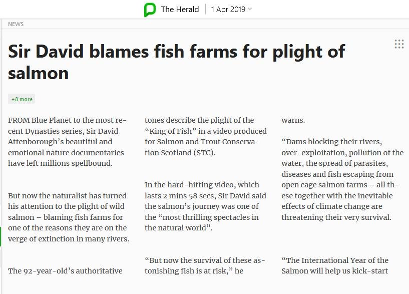 The Herald 1 April 2019 Sir David #1 The Herald 1 April 2019 Sir David #1