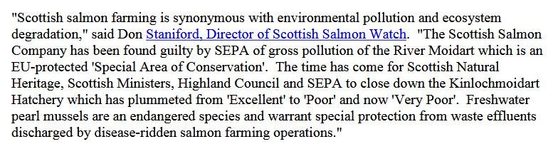 PR Very Poor Kinlochmoidart Hatchery 16 May 2019 #3 Don quote PR Very Poor Kinlochmoidart Hatchery 16 May 2019 #3 Don quote