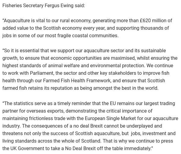 2019 Fish Farm Survey SG PR re Fergus on sustainable growth