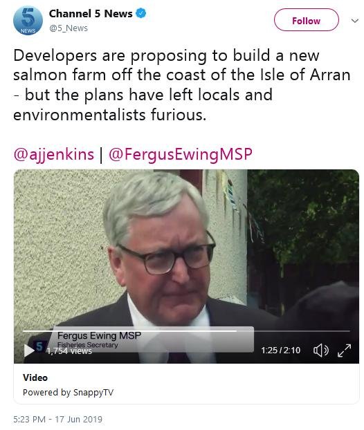 Channel 5 with Fergus 17 June 2019