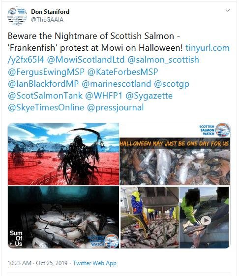 PR Nightmare of Scottish Salmon 25 Oct 2019 Tweet