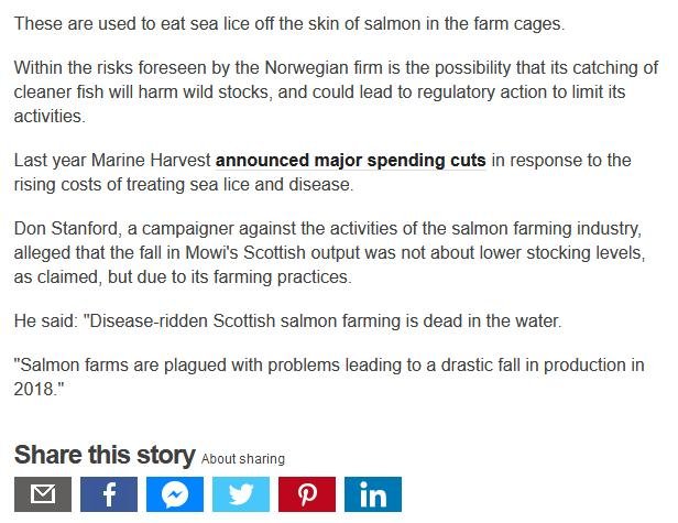 BBC Sea Lice Blamed for Major Fall in Tonnage 28 March 2019 #4