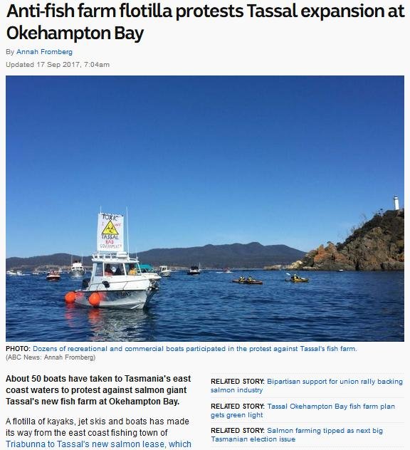 Swim against fish farm #7 Swim against fish farm #7