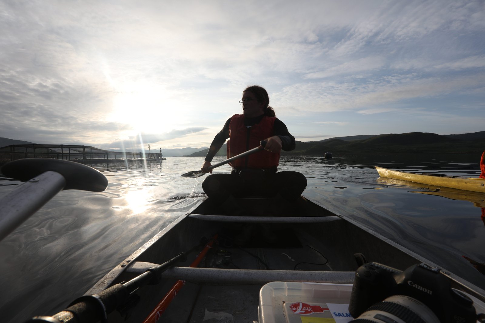 Don paddling back with kayak in shot 0N1A6914 Don paddling back with kayak in shot 0N1A6914