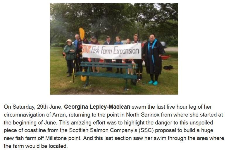 Swim against fish farm #18 Swim against fish farm #18