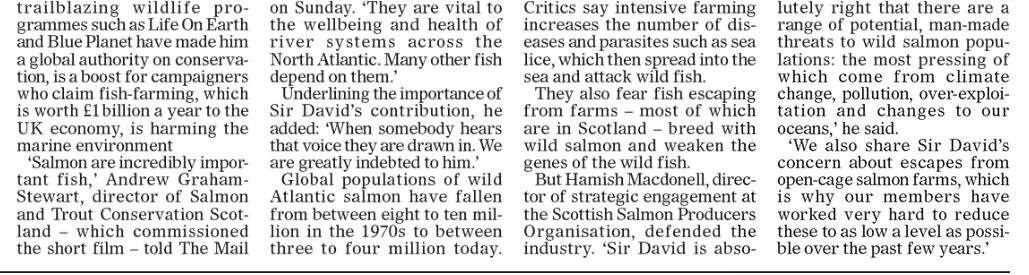 Mail On Sunday 31 March 2019 #2 Sir David Mail On Sunday 31 March 2019 #2 Sir David