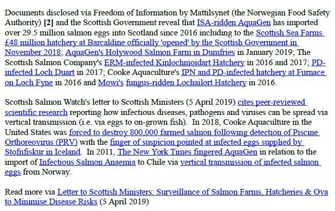 PR Easter Egg Ban for Scottish Salmon 7 April 2019 #3 PR Easter Egg Ban for Scottish Salmon 7 April 2019 #3
