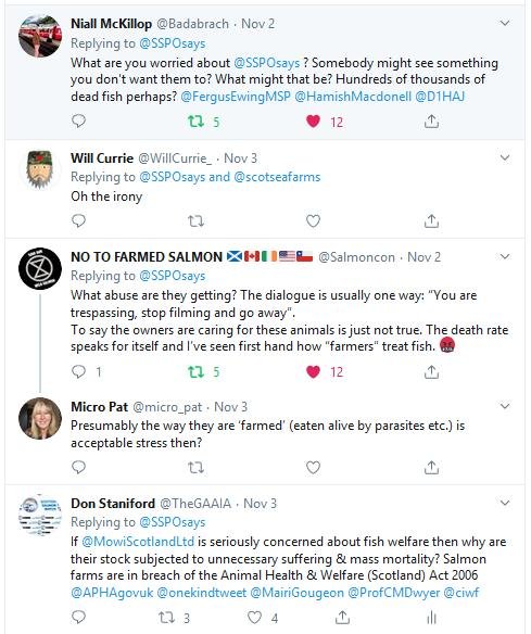 Legal Threats from Euan McSherry Nov 2019 #5 SSPO Tweet replies