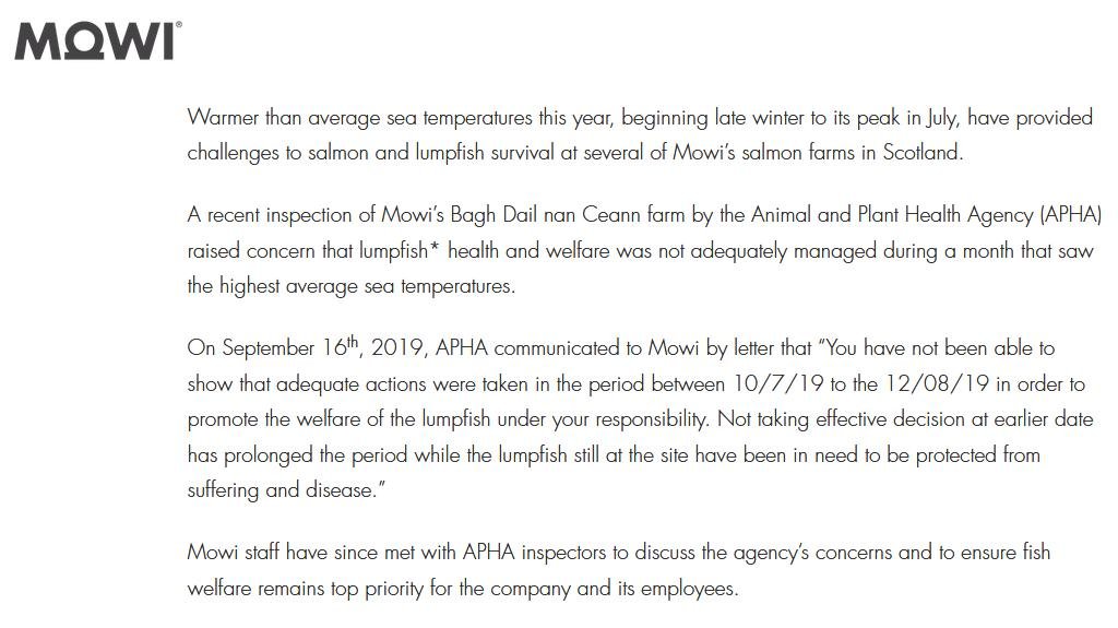 APHA BDNC Mowi PR 30 Oct 2019 APHA BDNC Mowi PR 30 Oct 2019