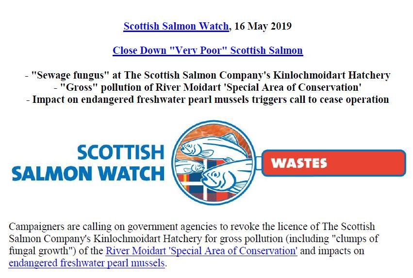 PR Very Poor Kinlochmoidart Hatchery 16 May 2019 #1 PR Very Poor Kinlochmoidart Hatchery 16 May 2019 #1