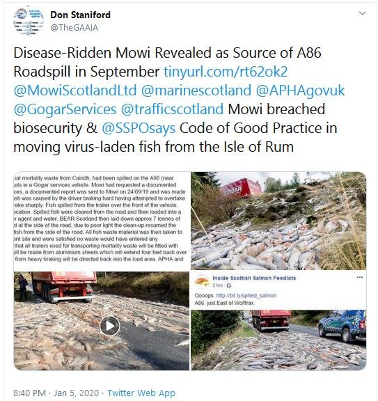 PR The Case Against Scottish Salmon 6 Jan 2020 #4 PR The Case Against Scottish Salmon 6 Jan 2020 #4