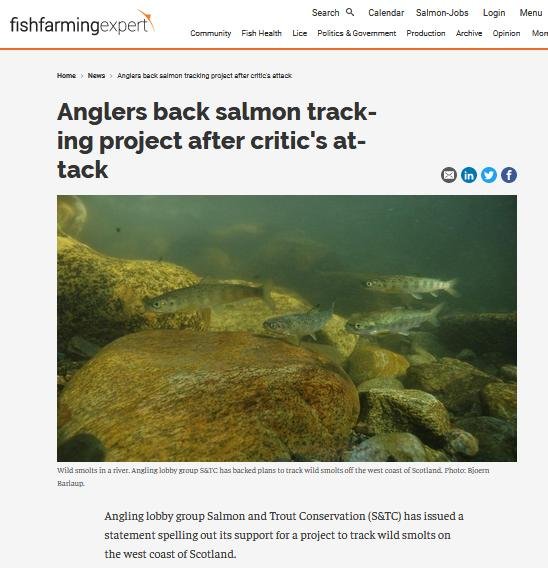 Smolt Tracking FFE 10 Jan 2020 #1