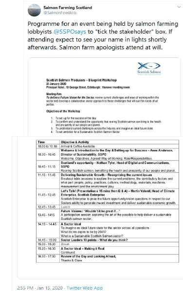 PR 2020 Vision 21 Jan 2020 #5 Tweet on SSPO agenda