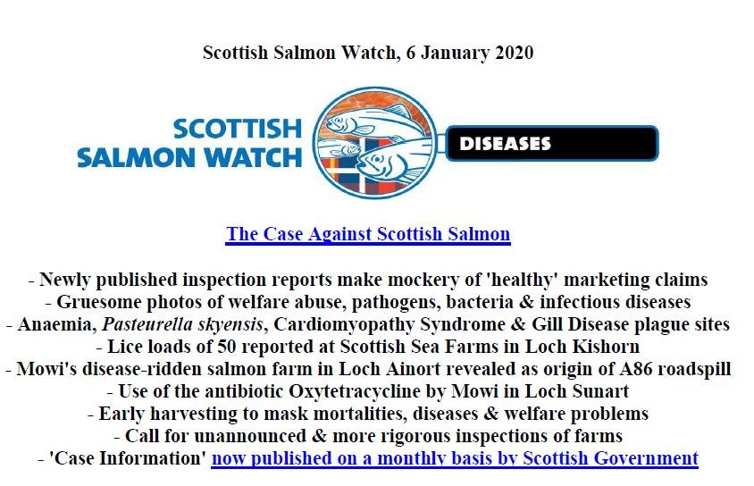 PR The Case Against Scottish Salmon 6 Jan 2020 #1 PR The Case Against Scottish Salmon 6 Jan 2020 #1