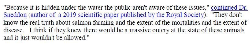 PR Welfare Abuse on Scottish Salmon Farms 2 Feb 2020 #5