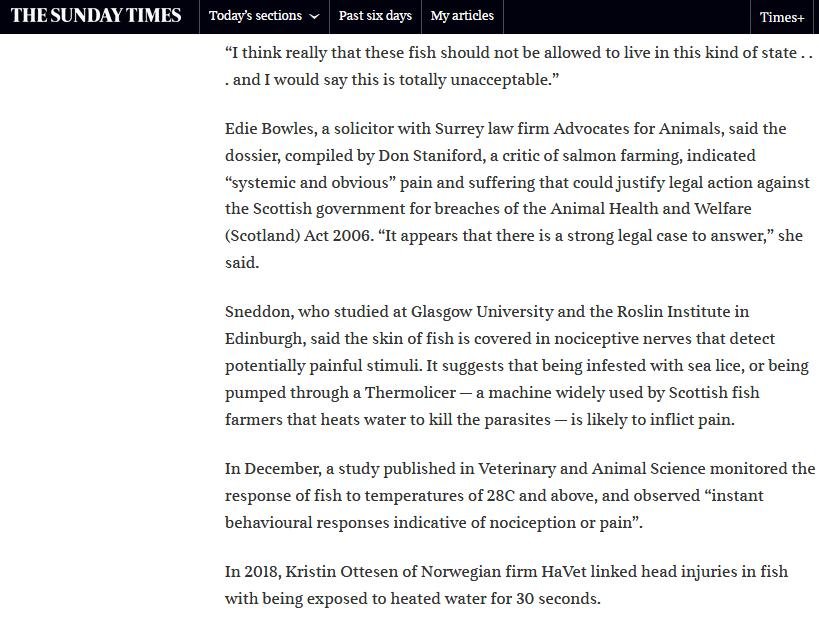 Sunday Times Scientist hits out RSPCA 2 Feb 2020 #3