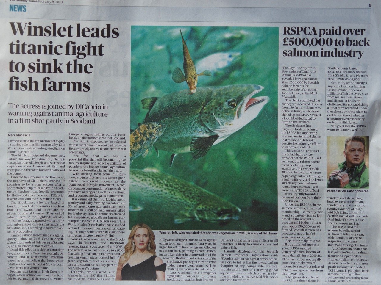 Sunday Times 9 Feb 2020 newspaper version