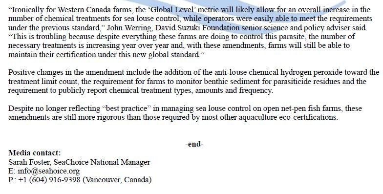SeaChoice PR 16 July 2019 #2 SeaChoice PR 16 July 2019 #2