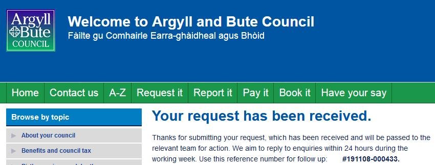 Kames ABC complaint #1