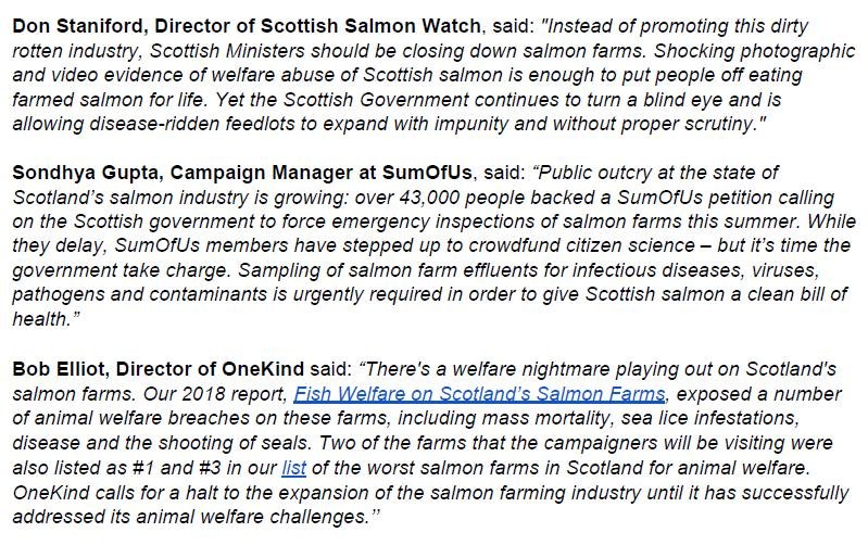 PR Testing Times for Scottish Salmon 30 August 2019 #2 PR Testing Times for Scottish Salmon 30 August 2019 #2