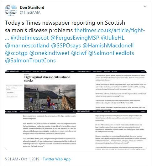 Times fight against disease 1 Oct 2019 # Tweet