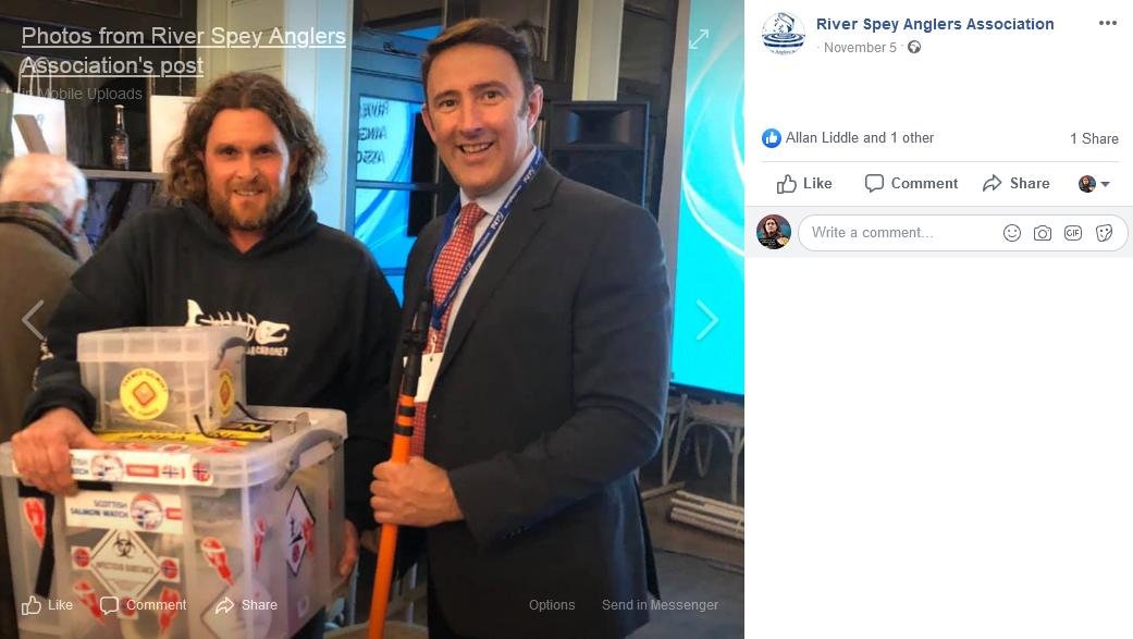 RSAA AGM talk Nov 2019 photo with Craig Mackay