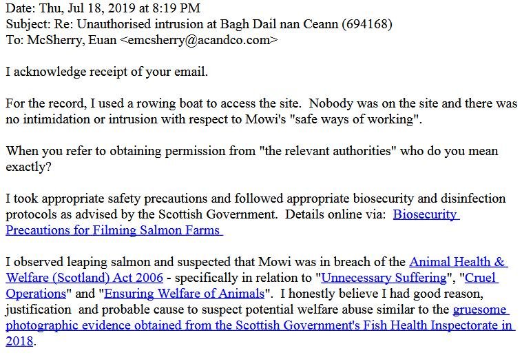 Legal Threats from Euan McSherry Nov 2019 #6 BDNC