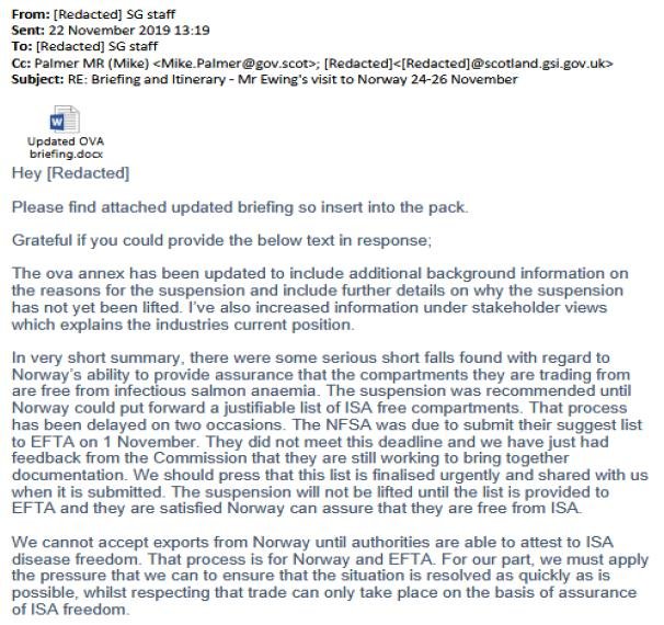 FOI letter to Norwegian Government & Mattilsynet 25 Feb 2020 #9