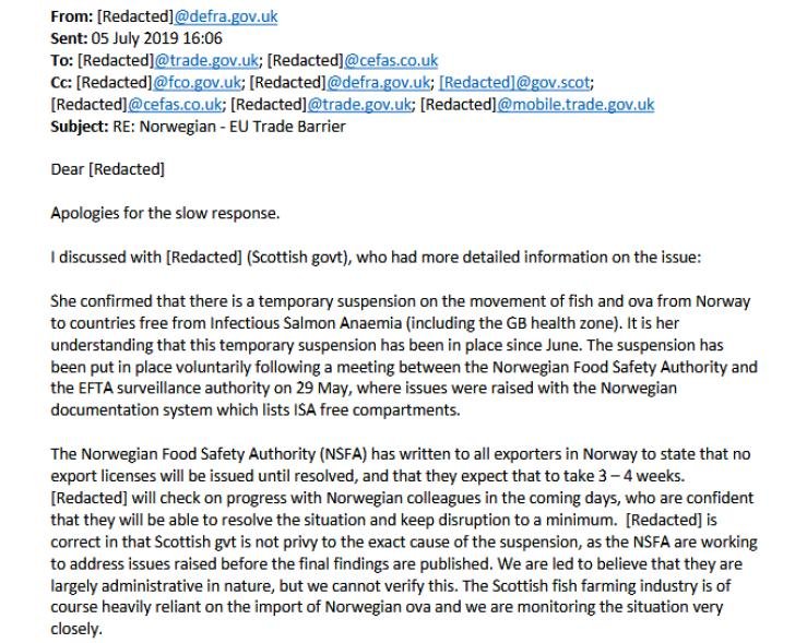 FOI letter to Norwegian Government & Mattilsynet 25 Feb 2020 #11