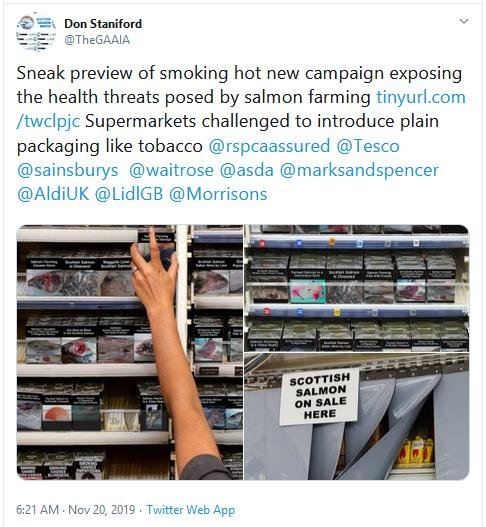 Tweet on campaign launch 20 Nov 2019