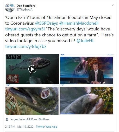 Tweet Open Farm Tours 19 March 2020