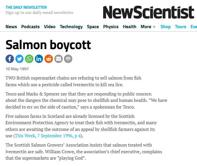 Ivemectin for Covid-19 New Scientist