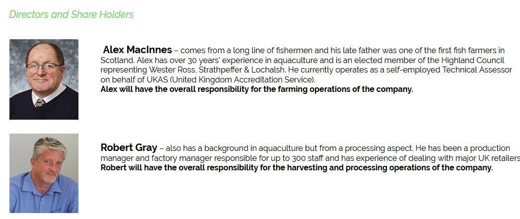 Organic Sea Harvest directors #1