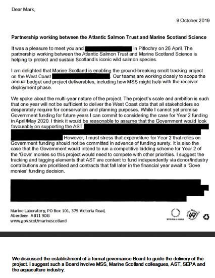 Smolt Tracking FOI 24 Dec 2019 #3 Smolt Tracking FOI 24 Dec 2019 #3