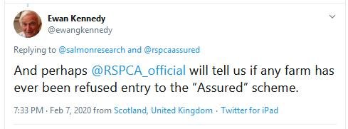 RSCPA Tweet #27 Ewan refusals