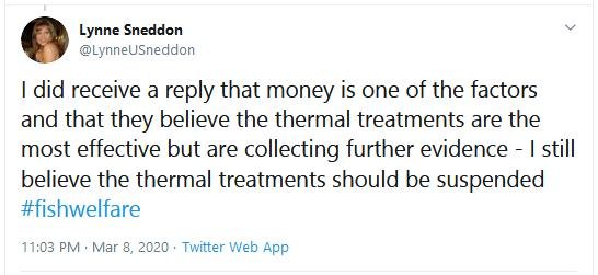 Lynne Sneddon letter 16 Jan 2020 reply letter from SG Thermolicer Tweet from Sneddon 8 March 2020