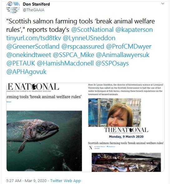 National 9 March 2020 Tweet