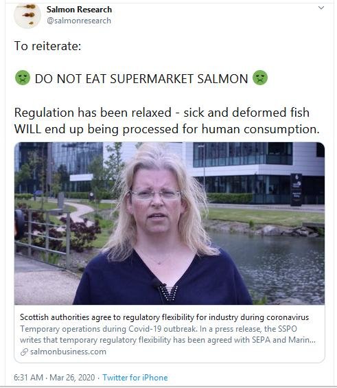 COVID position statement March 2020 Tweet #2 sick