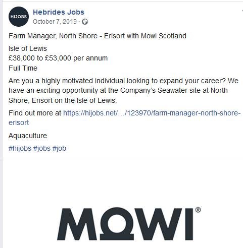 North Shore job advert #2 North Shore job advert #2