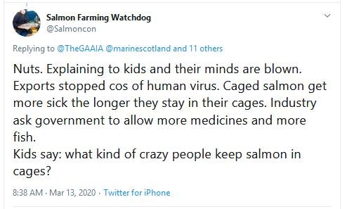 Greed Hamish Macdonel tweet 13 March 2020 Tweet crazy