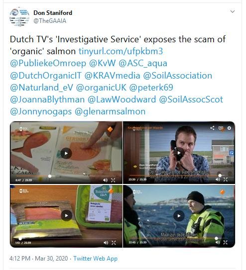 Dutch TV March 2020 Tweet 30 March