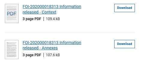 FOI reply 2 April 2020 SG posted online 3 April #2