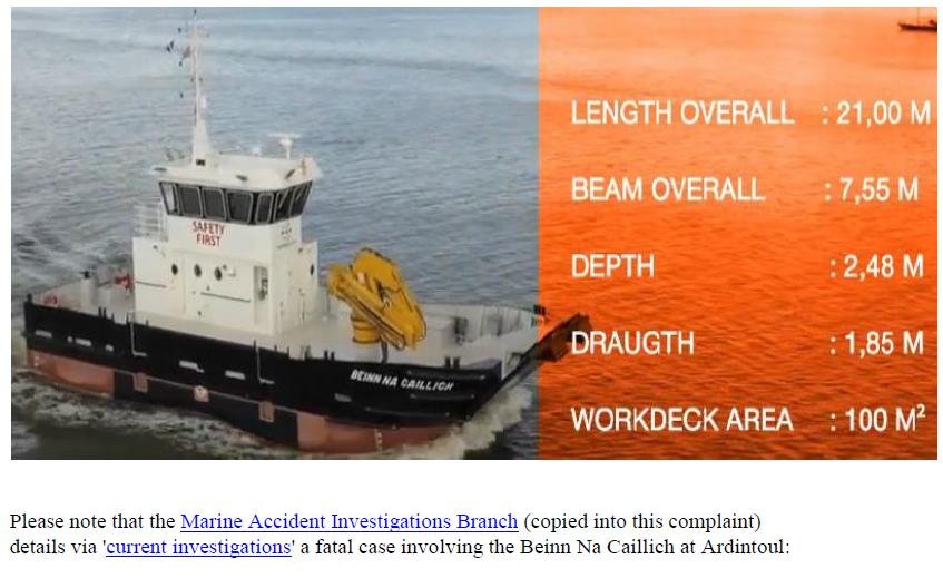 M&CA Complaint re Ardintoul 1 May 2020 #6 M&CA Complaint re Ardintoul 1 May 2020 #6