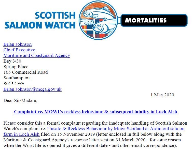 M&CA Complaint re Ardintoul 1 May 2020 #1 M&CA Complaint re Ardintoul 1 May 2020 #1