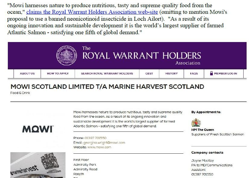 PR Imidacloprid trial in Loch Ailort by Mowi 20 May 2020 #6