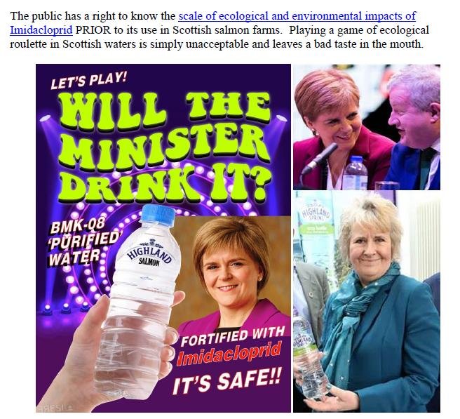 Letter to Scottish Ministers SEPA & VMD re Imidacloprid 8 June 2020 #2