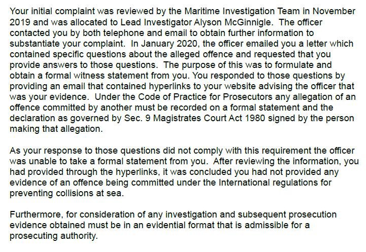 M&CA Complaint reply re Ardintoul 18 June 2020 Letter from Brian Johnson #2 M&CA Complaint reply re Ardintoul 18 June 2020 Letter from Brian Johnson #2