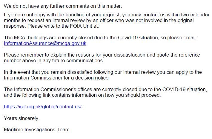 M&CA FOI reply re Mowi death in Loch Alsh 18 June 2020 #4 M&CA FOI reply re Mowi death in Loch Alsh 18 June 2020 #4